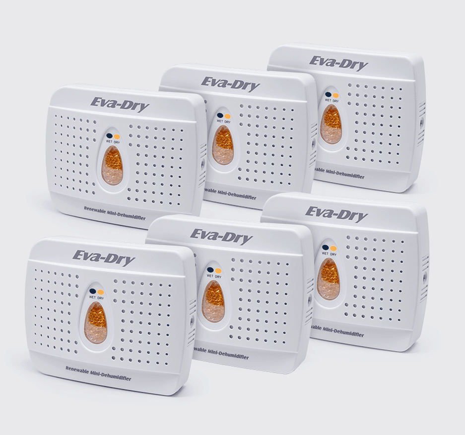 E333 Renewable MiniDehumidifier (6PACK) EvaDry