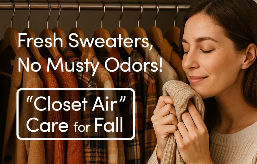 Fresh Sweaters, No Musty Odors: Closet Care for Fall